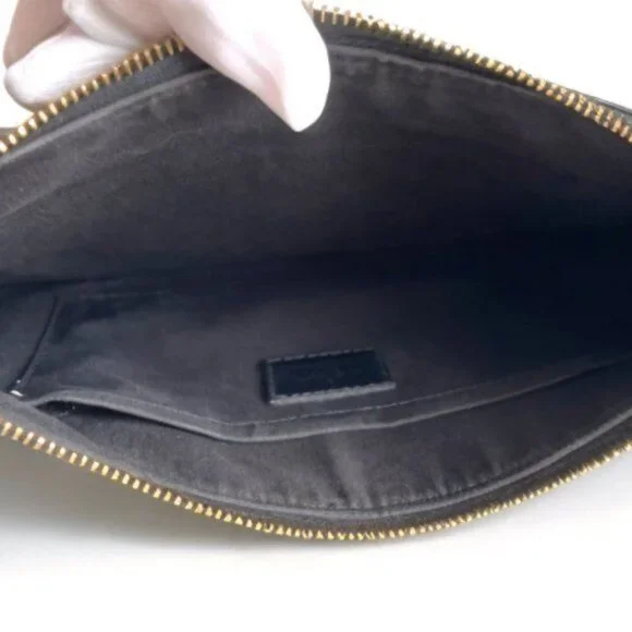 Authentic LOUIS VUITTON Epi Leather Matsy Vintage Black Shoulder Bag Purse Tote - Picture 4 of 8